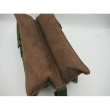 SHOOTING REST - GREEN - SUEDE - 40CM