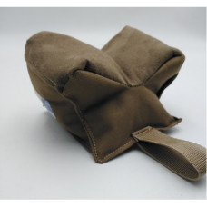 SHOOTING BAG V-TYPE BACK BROWN-SUEDE