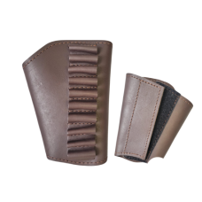 LEATHER BUTTSTOCK RIFLE BROWN