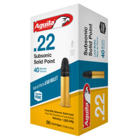 AGUILA SUBSONIC .22LR 40GR (50)