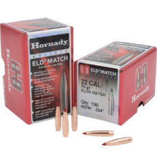 HORNADY 22CAL 75GR ELD-M (100)