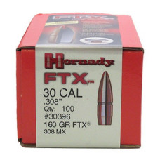 HORNADY 30CAL 308 160GR FTX MX (100)