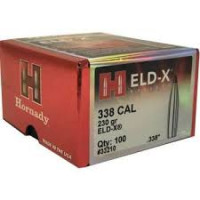 HORNADY .338CAL 230GR ELD-X (100)