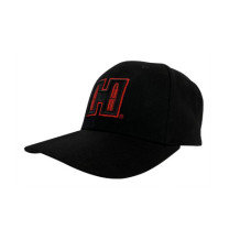 HORNADY CAP BLACK WITH RED/BLK LOGO