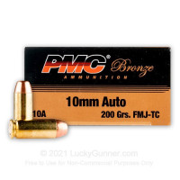PMC BRONZE 10MM AUTO 200GR FMJ (50)
