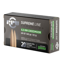 PPU 6.5MM CR SUPREME SMK HP BT 140GR (20