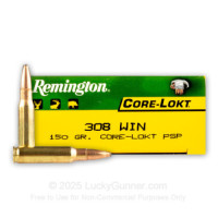REMINGTON .308WIN 150GR CORE-LOKT PSP 20
