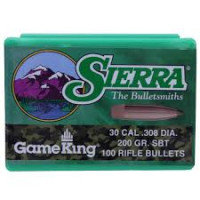 SIERRA 30CAL 200GR SBT GAMEKING (100) SIERRA 30CAL 200GR SBT GAMEKING (100)