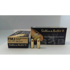 SELLIER & BELLOT 9MM SHORT 92GR FMJ