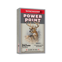 WINCHESTER .243WIN 100GR POWERPOINT (20) WINCHESTER .243WIN 100GR POWERPOINT (20)