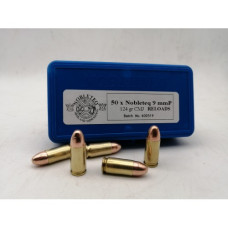 NOBLETEQ 9MM 124GR FMJ RELOADS (50)