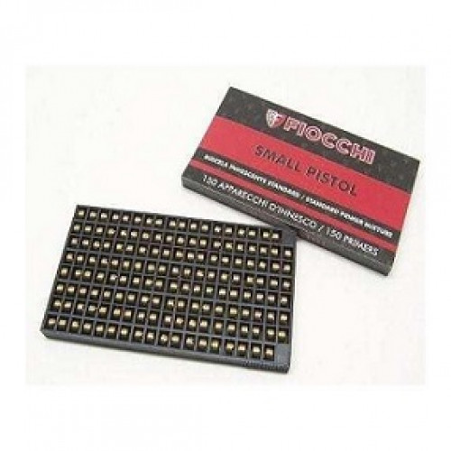 FIOCCHI SMALL PISTOL PRIMERS (150) FIOCCHI SMALL PISTOL PRIMERS (150)
