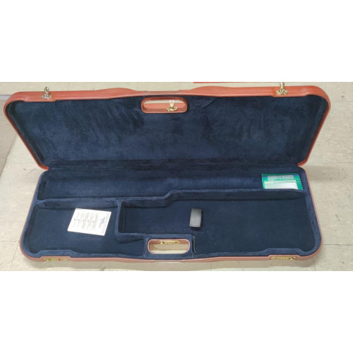 NEGRINI SHOTGUN CASE LEATHER/VELVET