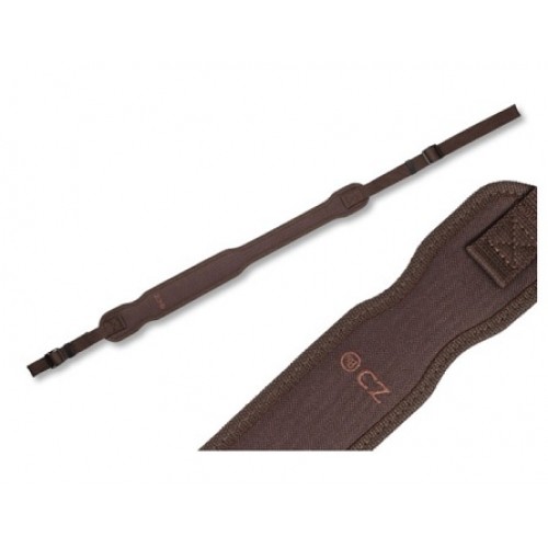 CZ RIFLE SLING NYLON/RUBBER BROWN