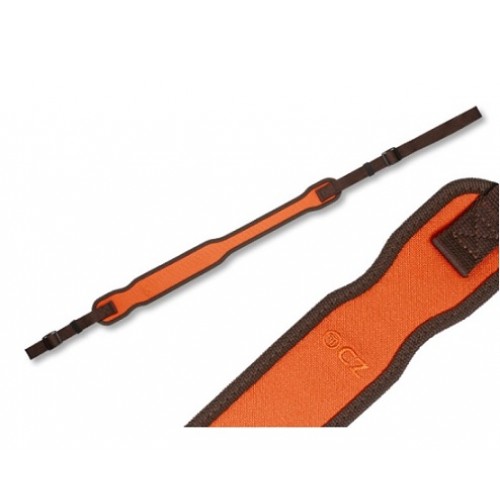 CZ RIFLE SLING NYLON/RUBBER ORANGE