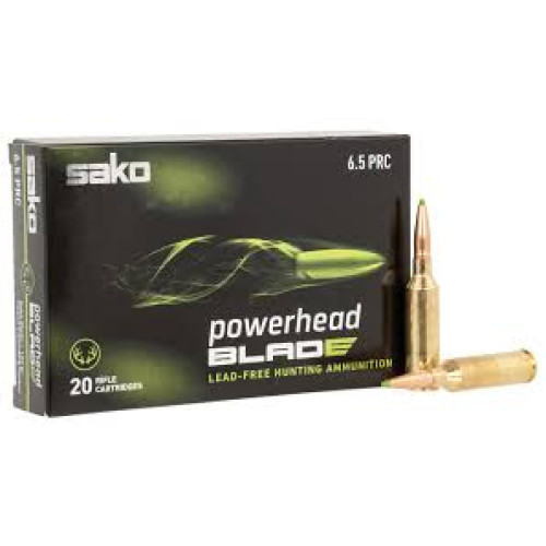 SAKO 6.5PRC POWERHEAD BLADE 120GR (20) SAKO 6.5PRC POWERHEAD BLADE 120GR (20)