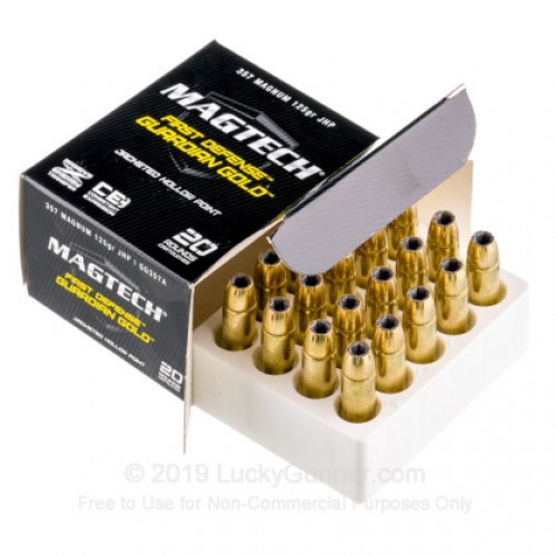 MAGTECH JHP G/GOLD .357 125GR(20) MAGTECH JHP G/GOLD .357 125GR(20)